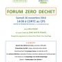 Affiche Forum Zéro Déchet 26.11.2016