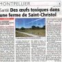 Midi Libre 10 mai 2007_Des oeufs toxiques dans une ferme de St (...)